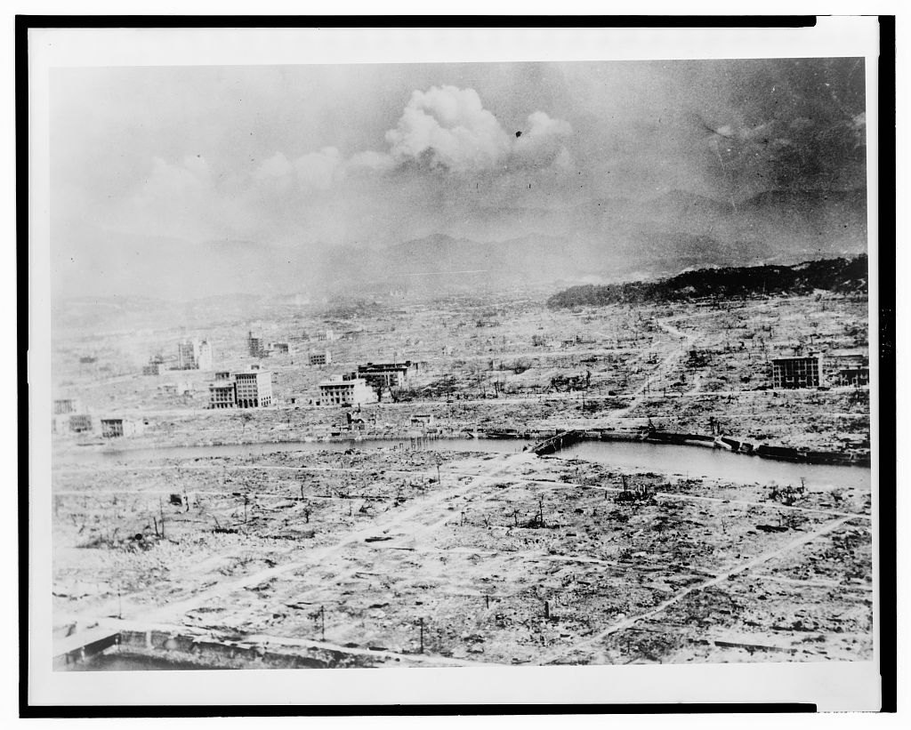 Hiroshima after the atomic bombing, 1945
